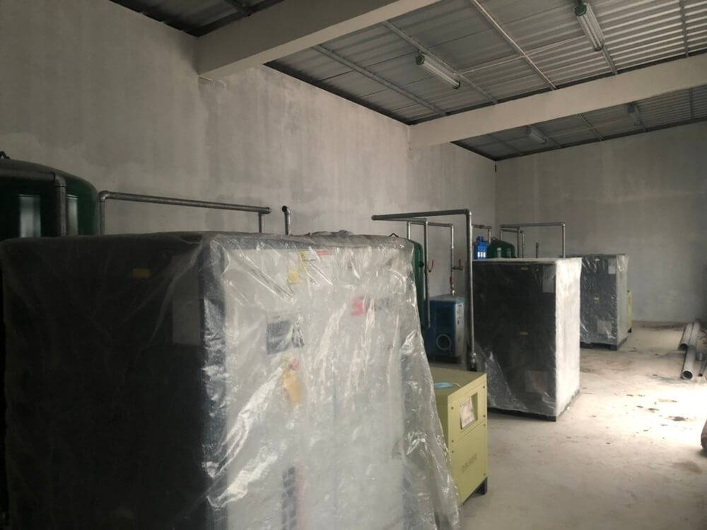 Lắp đặt máy nén khí Fusheng 37kw